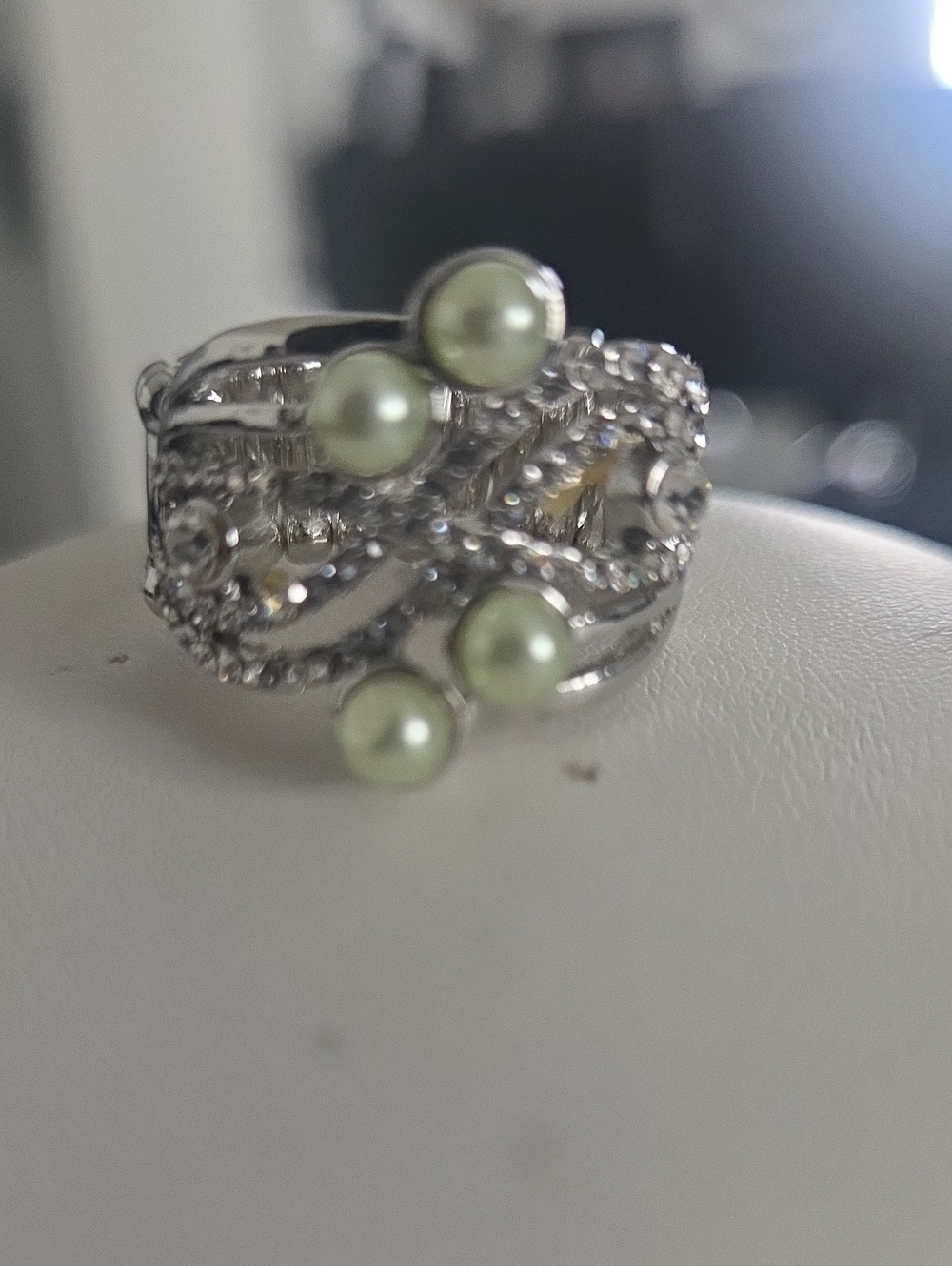 Paparazzi Lost In Bliss Greem Ring NWT